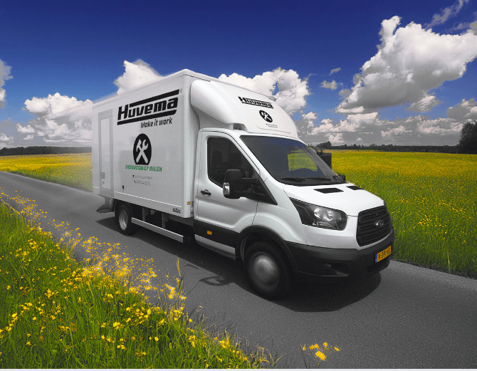 Huvema showroom on wheels