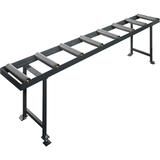 Roller conveyors for steel saws