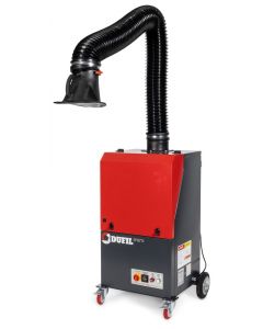 Mobile welding fume extractors