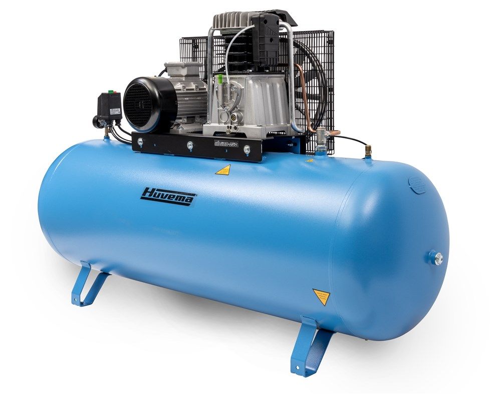 capaciteit neerhalen uitzondering V-snaar aangedreven zuigercompressor met oliesmering 400 V - 500 liter -  5.5 kW kopen? | Huvema