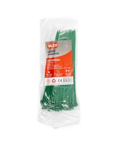 Groene kabelbinders / Tie wraps 3,6x200mm 100 stuks