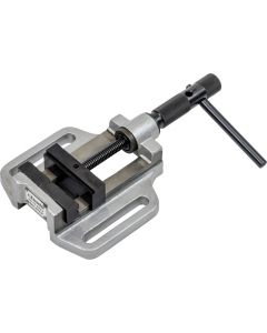Drill clamp with prism jaw