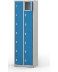 K6082 - Lockerkast - 14 personen - BL 570x400x1825 14PL