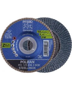PF69300934 - Polifan-lamellenschijf Zirkonkorund - PFC 125 Z 40 Z