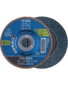 PF69300935 - Polifan-lamellenschijf Zirkonkorund - PFC 125 Z 60 Z
