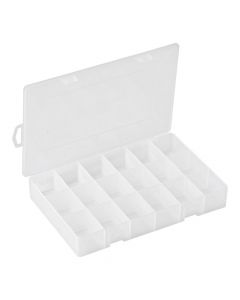 PL36181TT - Transparante assortimentsdoos 18 vakken - Organizer 3618