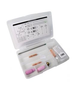 T804138 - Toebehoren set TIG-toorts - CONSUMABLES BOX FOR TIG TORCH ST17-26