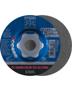 PF64185125 - CC-GRIND-slijpschijf - CC-GRIND-SOLID 125 SG STEEL