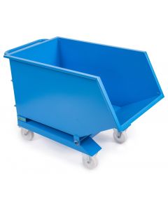 Verrijdbare kiepcontainer - spanenbak - 240 liter