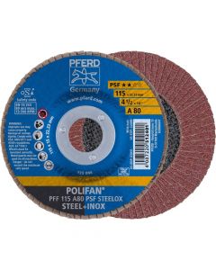 PF67648115 - POLIFAN-lamellenslijpschijf - PFF 115 A 80 PSF STEELOX