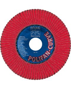 PF67689056 - POLIFAN-lamellenslijpschijf - PFR 125-M CO 60 SGP CURVE STEELOX